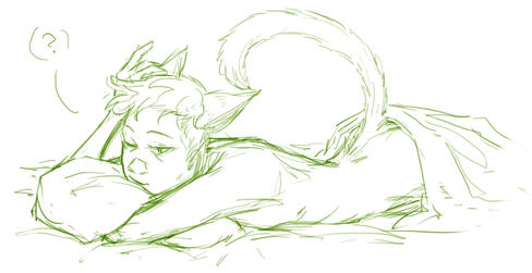 a sleepy boy